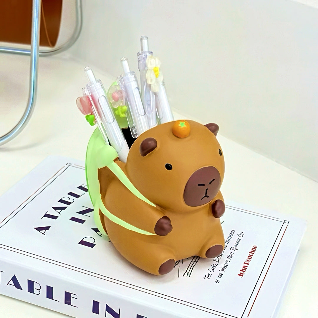 Cute Capybara Pen Holder