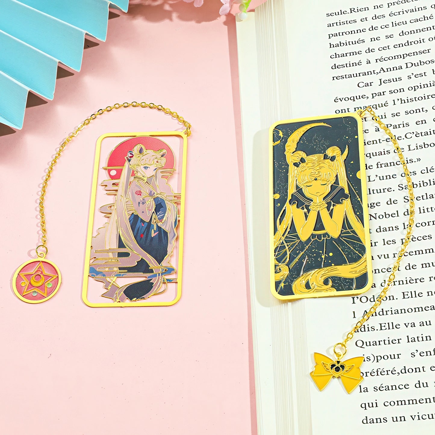 Sailor Moon Manga Themed Metal Bookmark