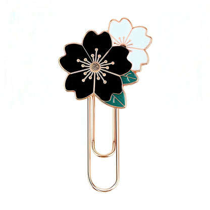 Cherry Blossoms Metal Paper Clip