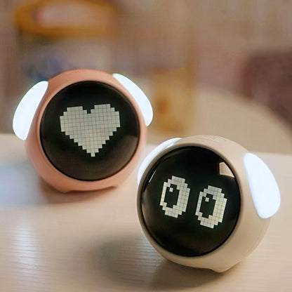 Cute Emoji Smart Alarm Clock with Nightlight
