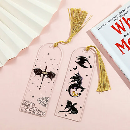 Fourth Wing Themed Acrylic Bookmark