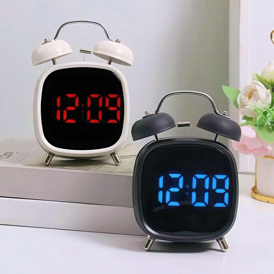 Digital Alarm Clock with Double Bell