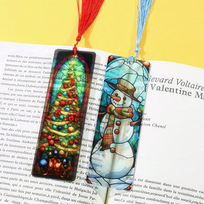 Christmas Theme Acrylic Bookmark