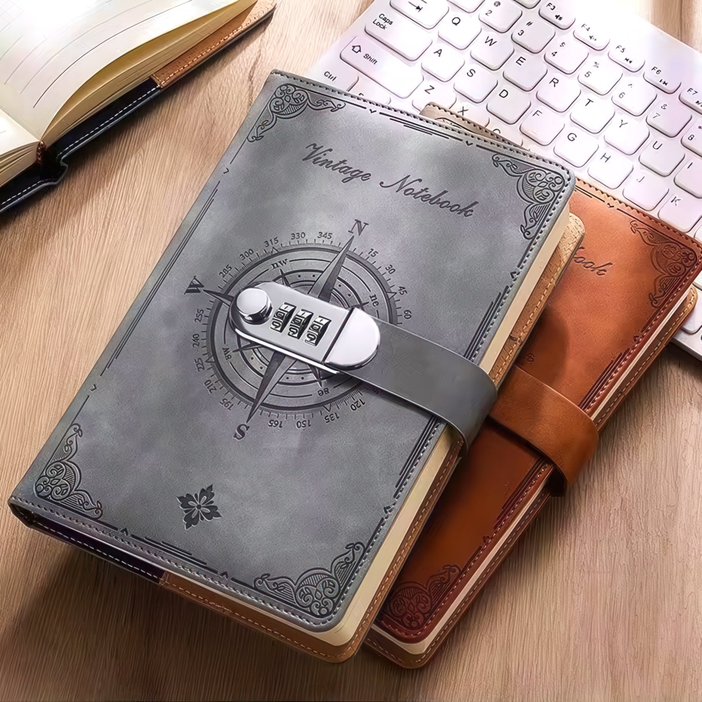 A5 Notebook with Combination Lock
