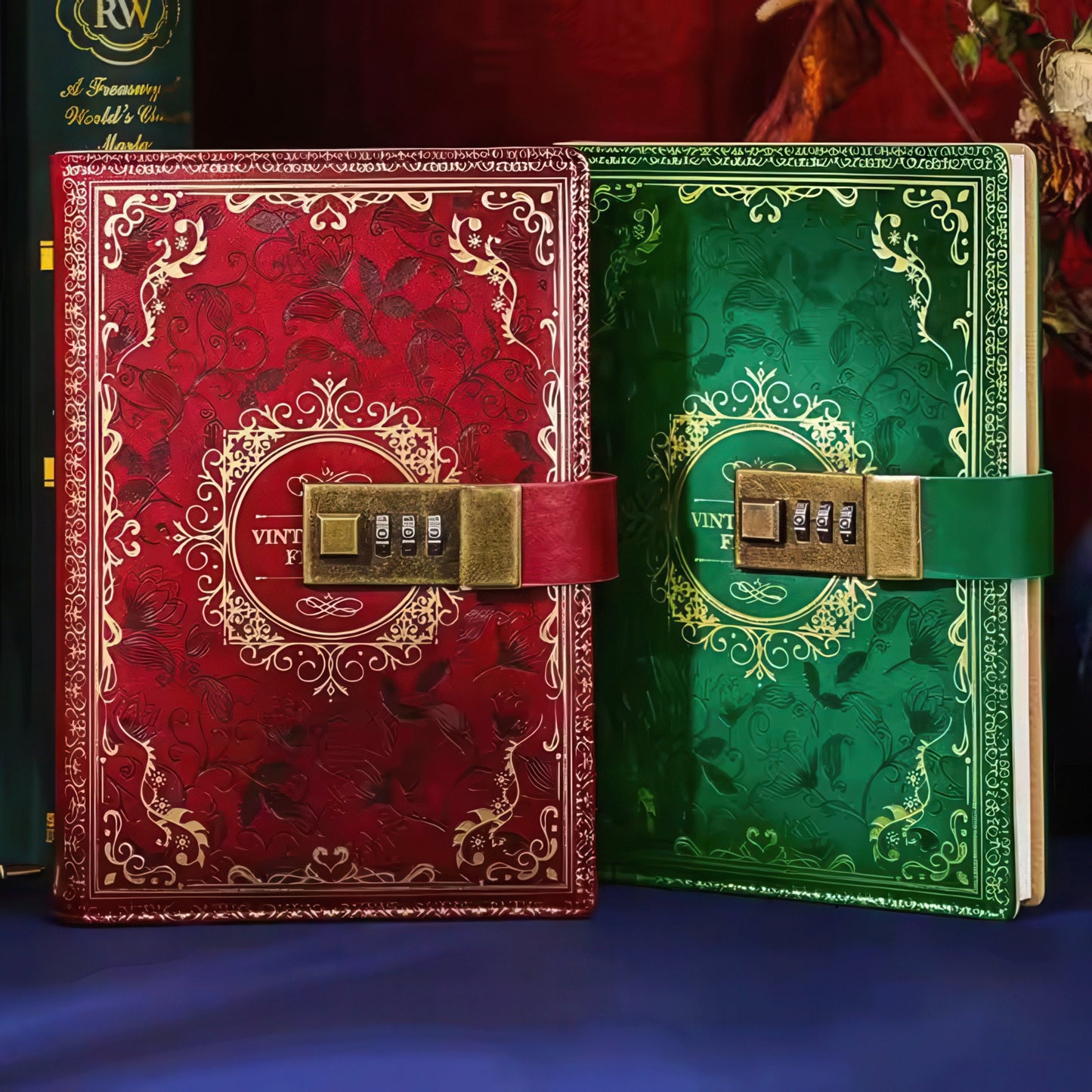 B6 Vintage Style Notebook with Combination Lock