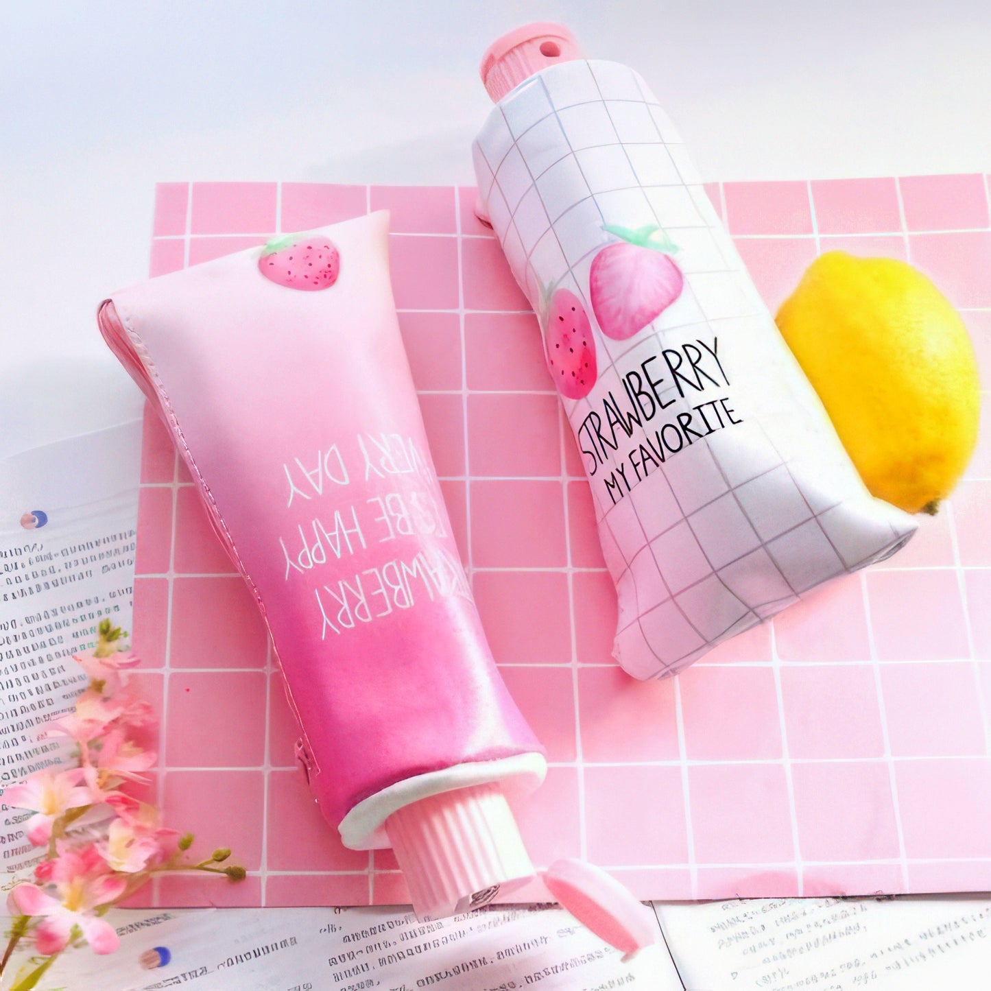 Toothpaste Shaped Pencil Case