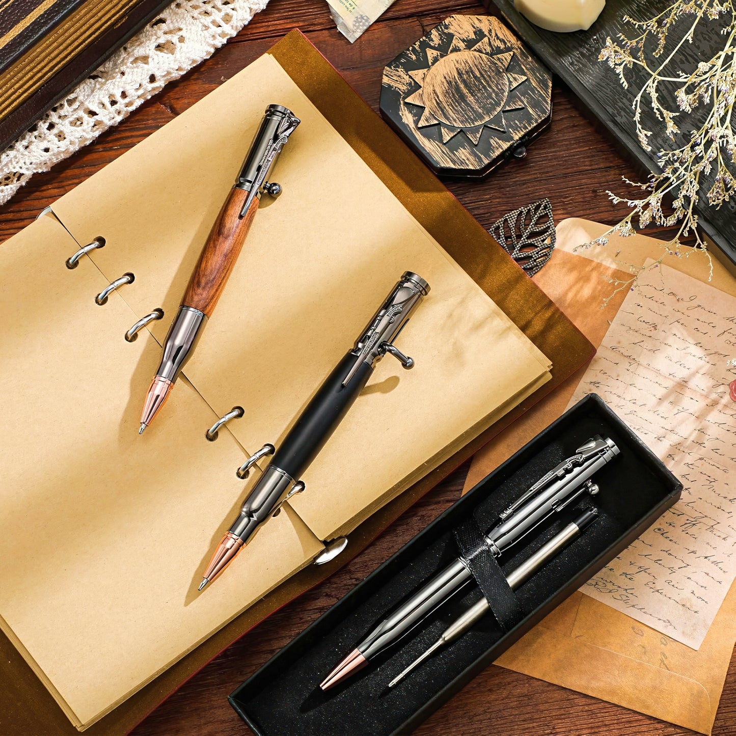 Bullet Shaped Bolt Action Ballpoint Pen