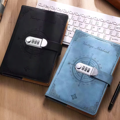 A5 Notebook with Combination Lock