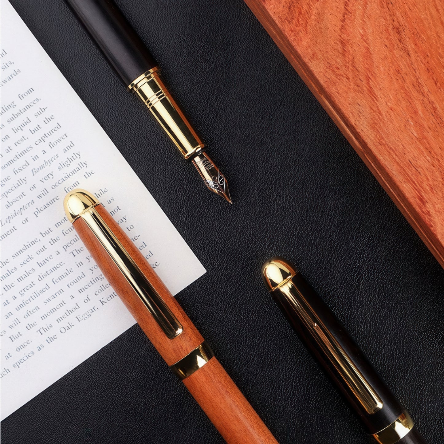 Business Signature Wooden Fountain Pen