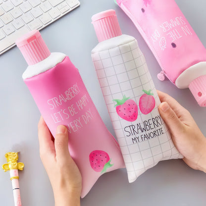 Toothpaste Shaped Pencil Case