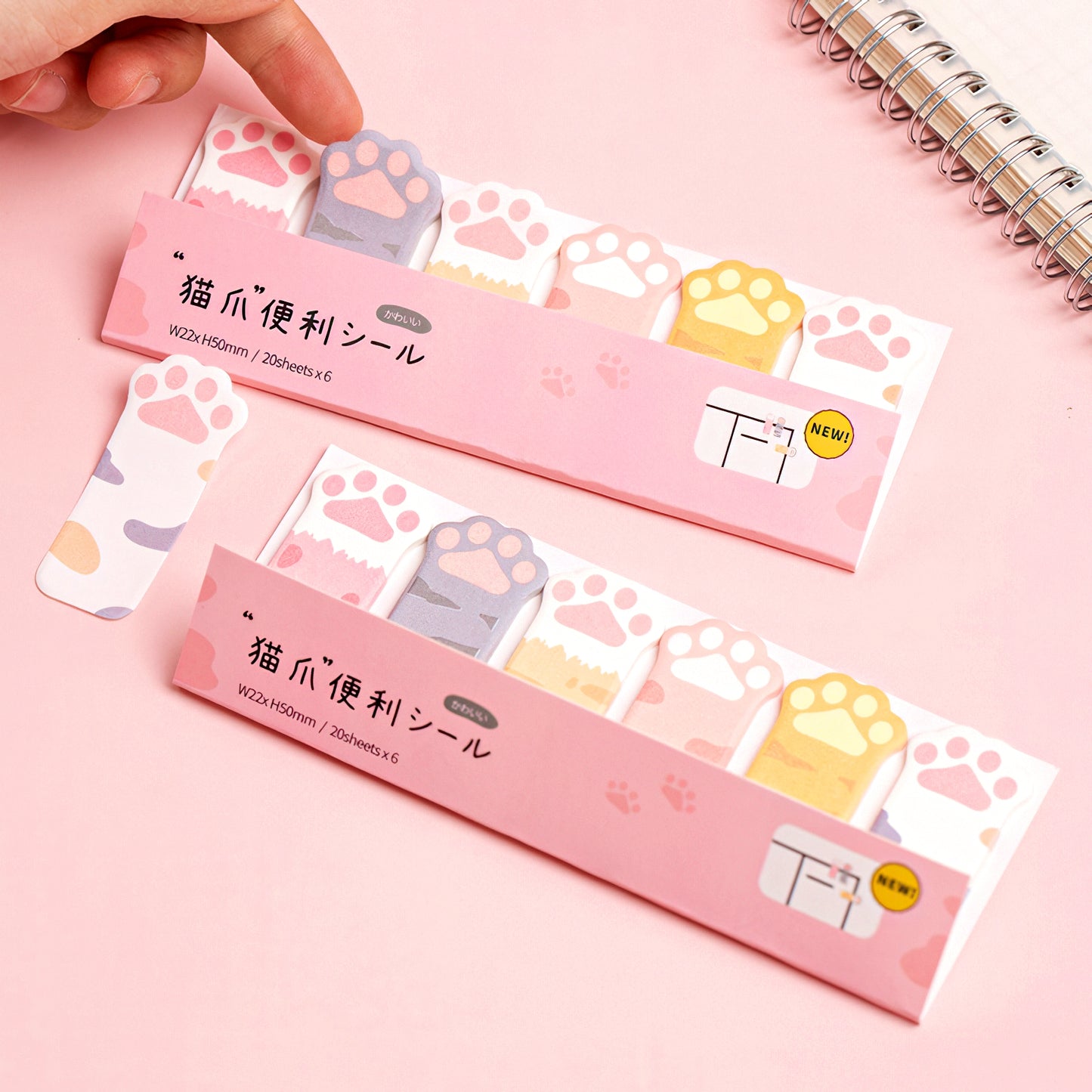 Cat Paw Sticky Index Tabs