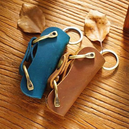Dyed Cowhide Key Organizer