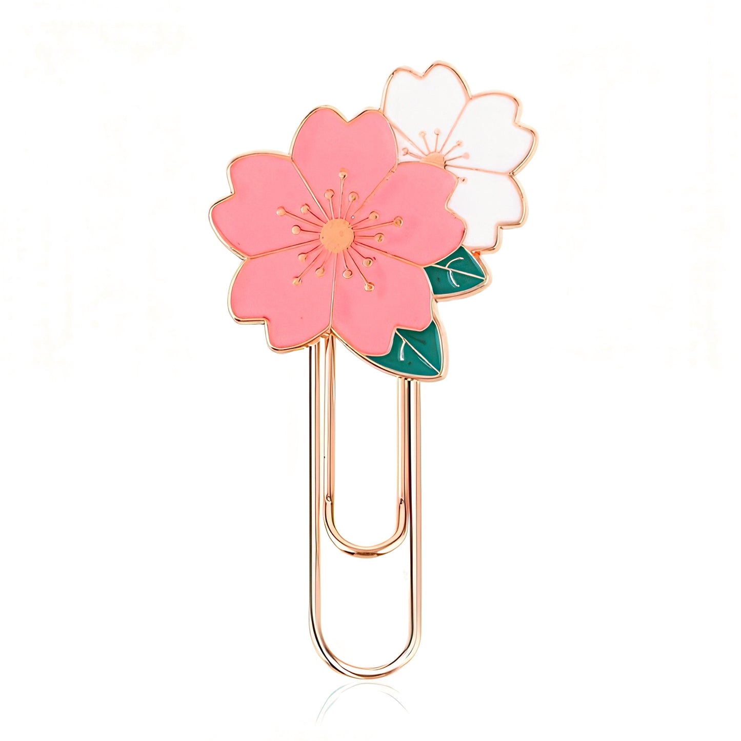 Cherry Blossoms Metal Paper Clip