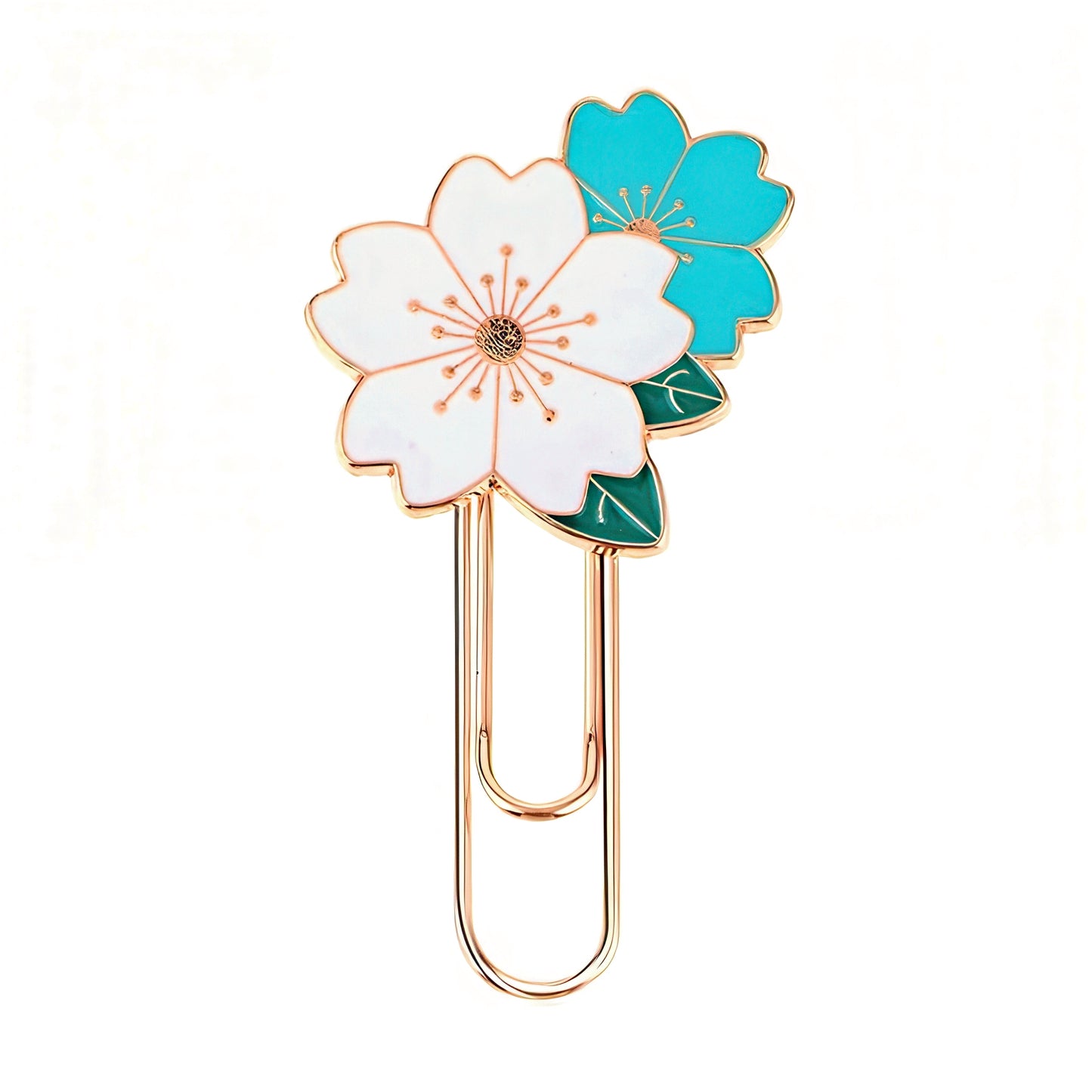 Cherry Blossoms Metal Paper Clip