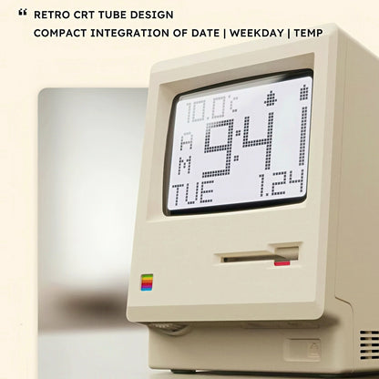 Retro Macintosh Shaped Alarm Clock