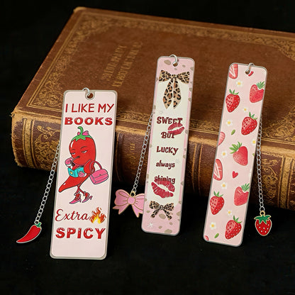 Bold Girl Style Stainless Steel Bookmark