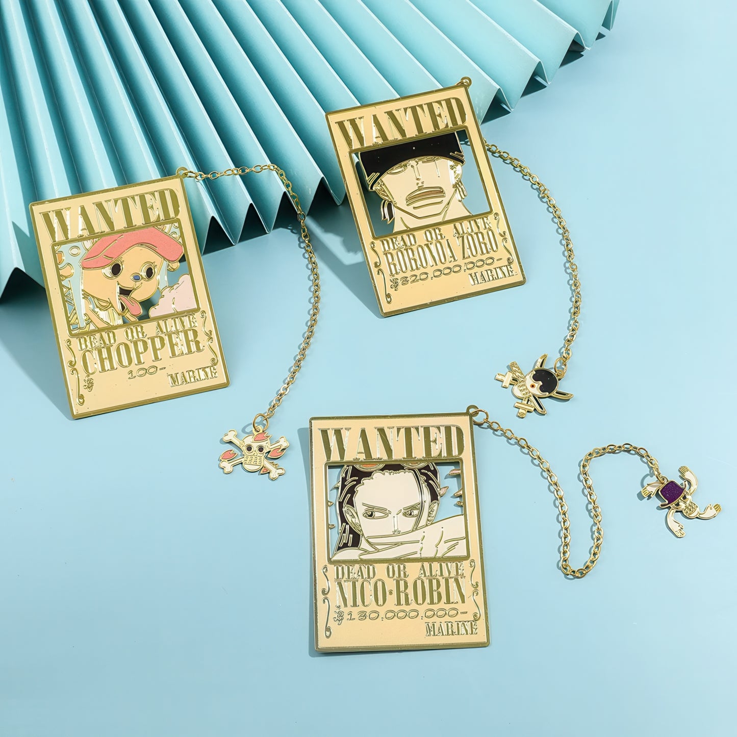'One Piece' Manga Theme Metal Bookmark