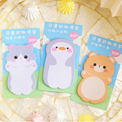 Cute Standing Animal Sticky Notes