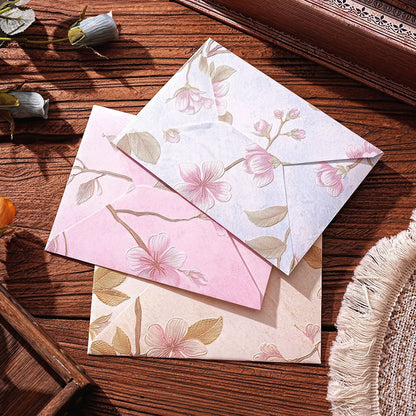 Elegant Floral Brocade Style Envelopes