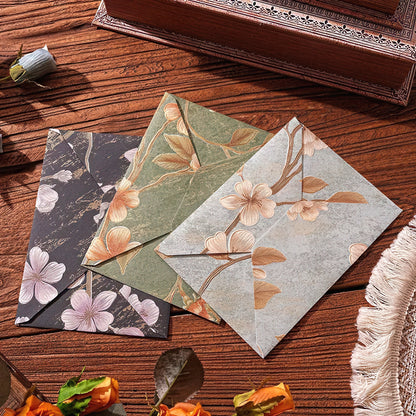 Elegant Floral Brocade Style Envelopes