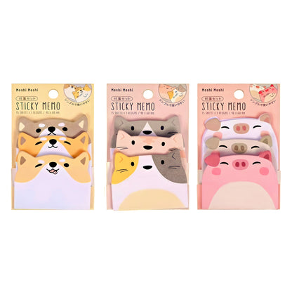 Cute Pet Face Sticky Notes