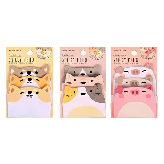 Cute Pet Face Sticky Notes