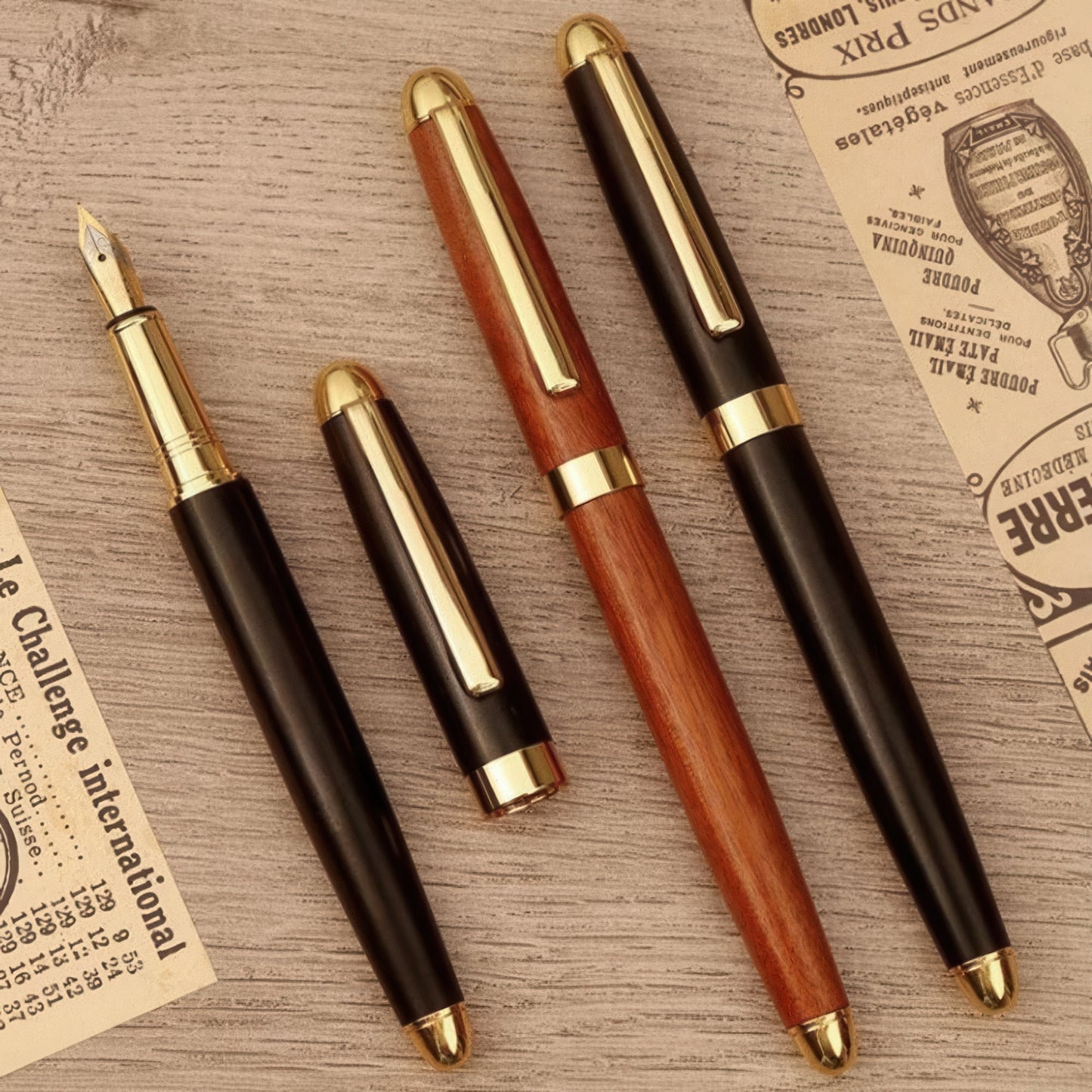 Business Signature Wooden Fountain Pen