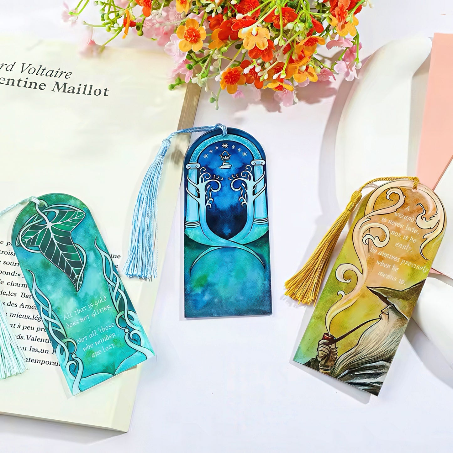 The Lord of the Rings Themed Acrylic Bookmark
