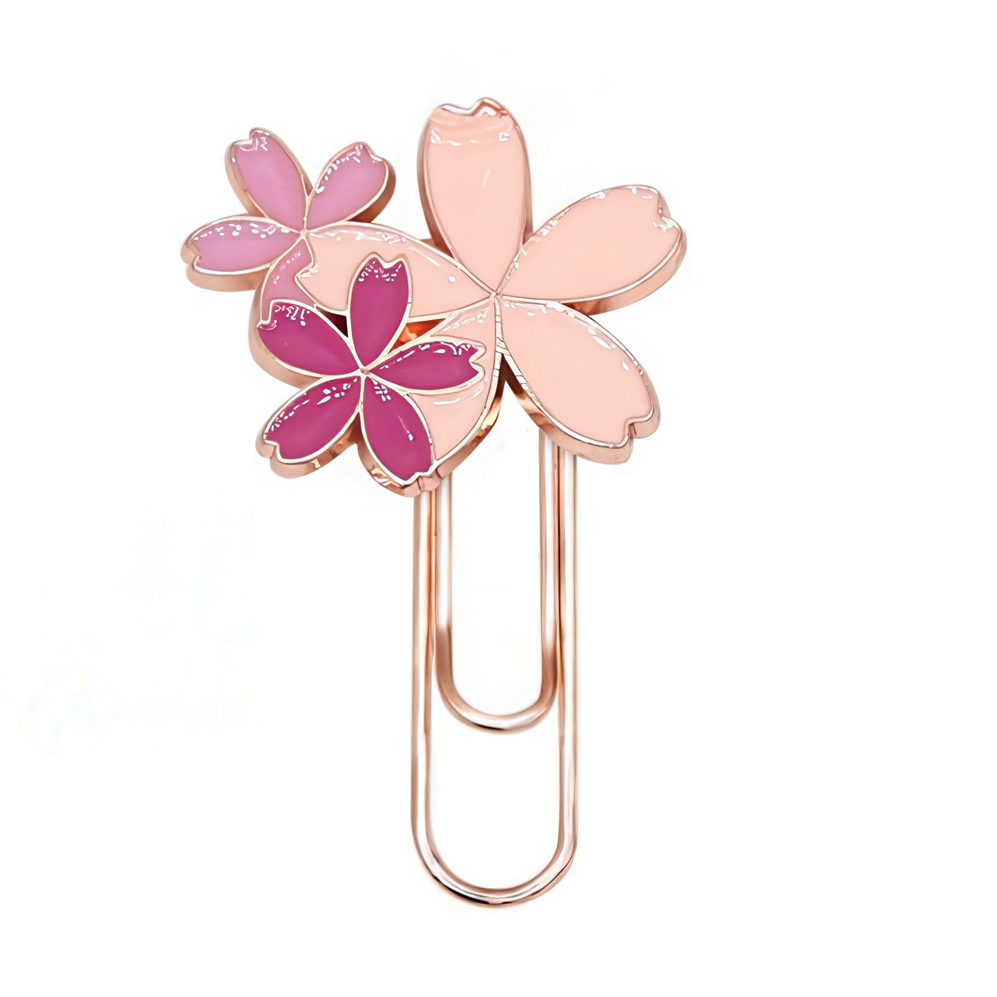 Cherry Blossoms Metal Paper Clip