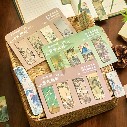 Ancient Chinese Painting Magnetic Bookmark Set
