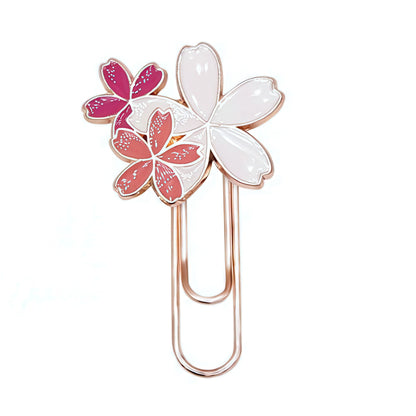 Cherry Blossoms Metal Paper Clip