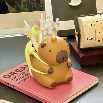 Cute Capybara Pen Holder