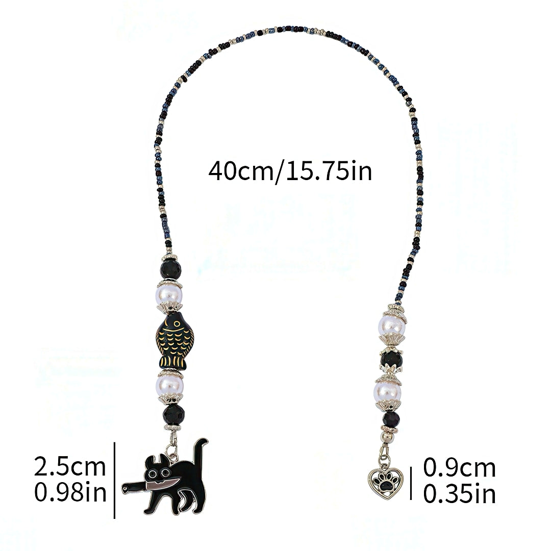 Fantasy Themed Beaded Chain Bookmark