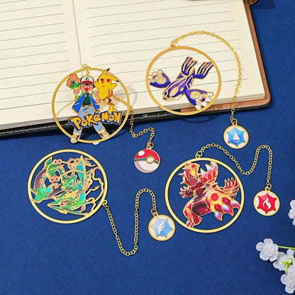 Pokemon Trainers Metal Bookmark