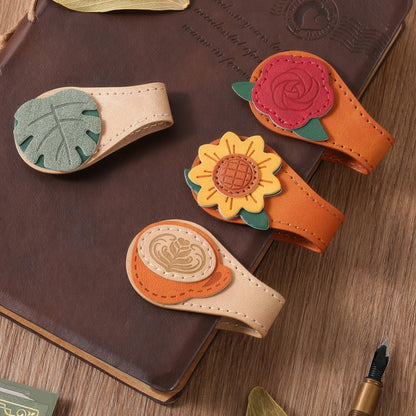 Timeless Magnetic Leather Bookmark