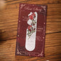 Romantic Flowers Metal Bookmark