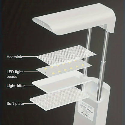 Multifunctional Portable LED Desk Lamp with Flashlight