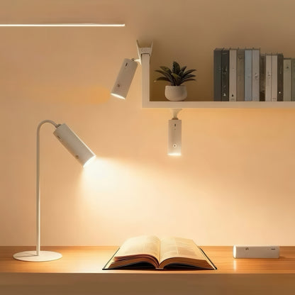 Rechargeable LED Desk Lamp with Detachable Magnetic Light Head