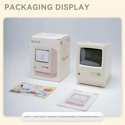 Retro Macintosh Shaped Alarm Clock