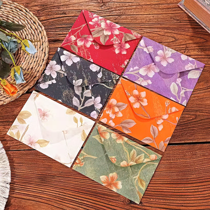 Elegant Floral Brocade Style Envelopes