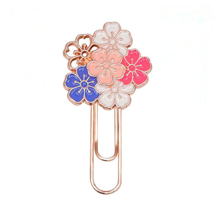 Cherry Blossoms Metal Paper Clip