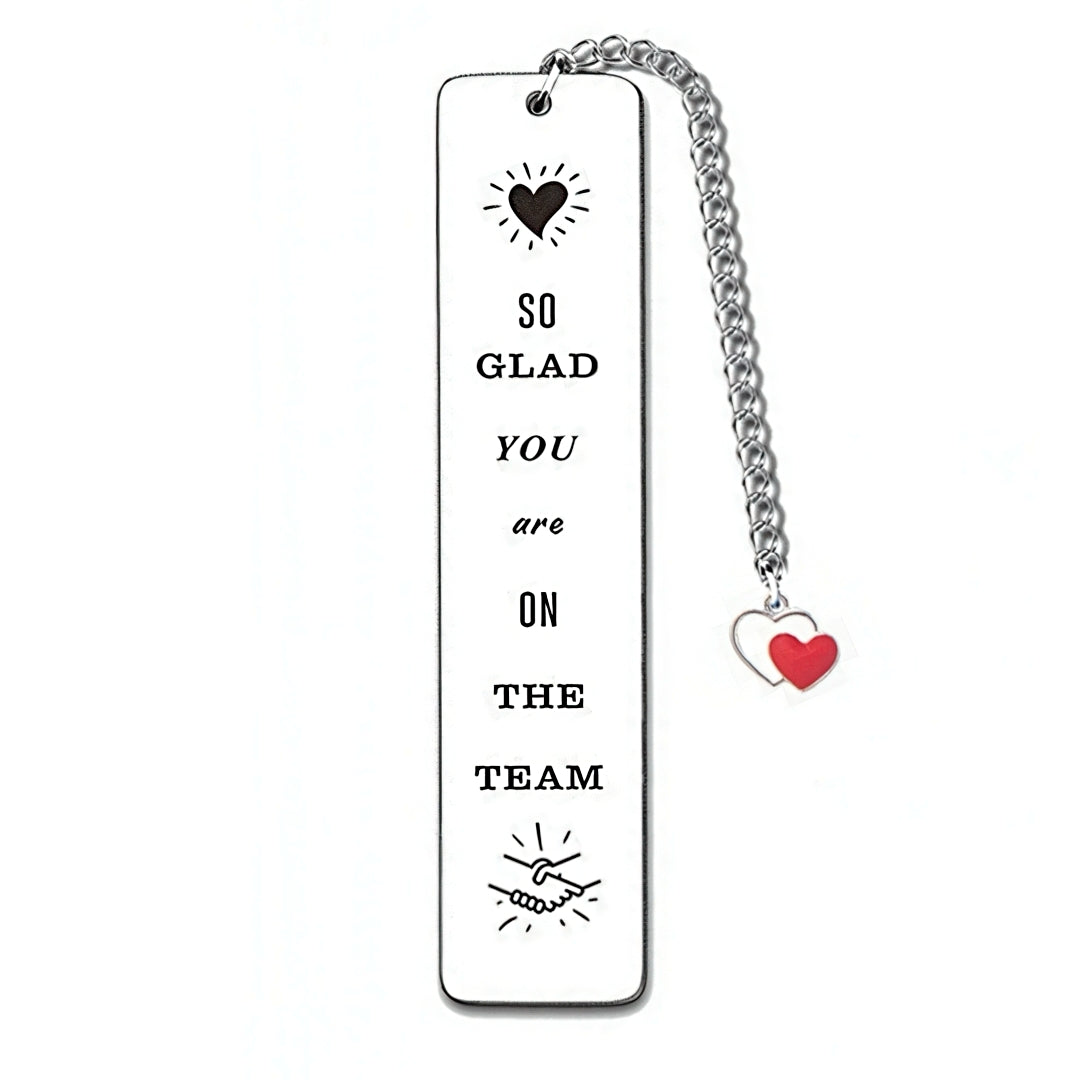 Stainless Steel Bookmark with Uplifting Message