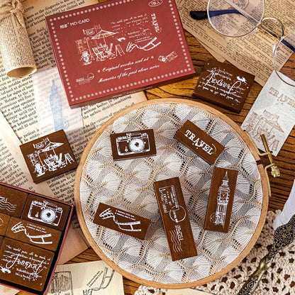 Memories of the Past Wooden Stamp Set