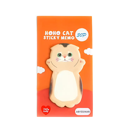 Cute Standing Cat Sticky Notes