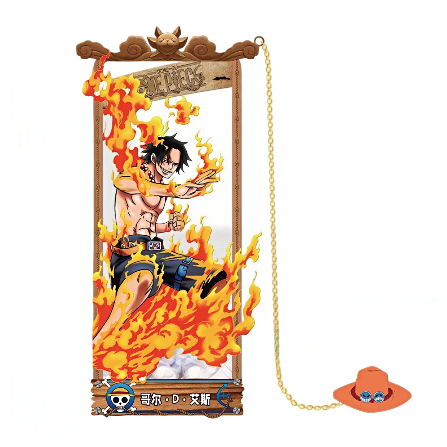 One Piece Manga Characters Metal Bookmark
