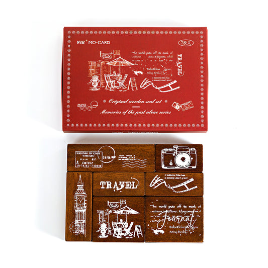 Memories of the Past Wooden Stamp Set