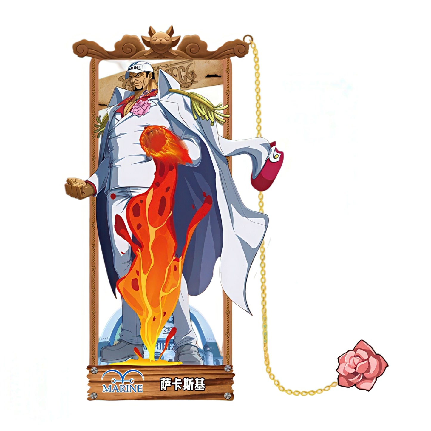 One Piece Manga Characters Metal Bookmark