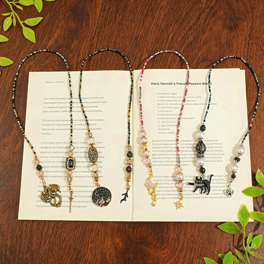 Fantasy Themed Beaded Chain Bookmark