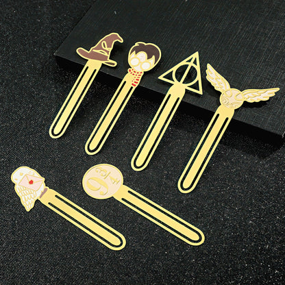 Harry Potter Themed Metal Bookmark