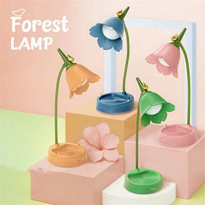Aesthetic Flower Rechargeable LED Desk Lamp